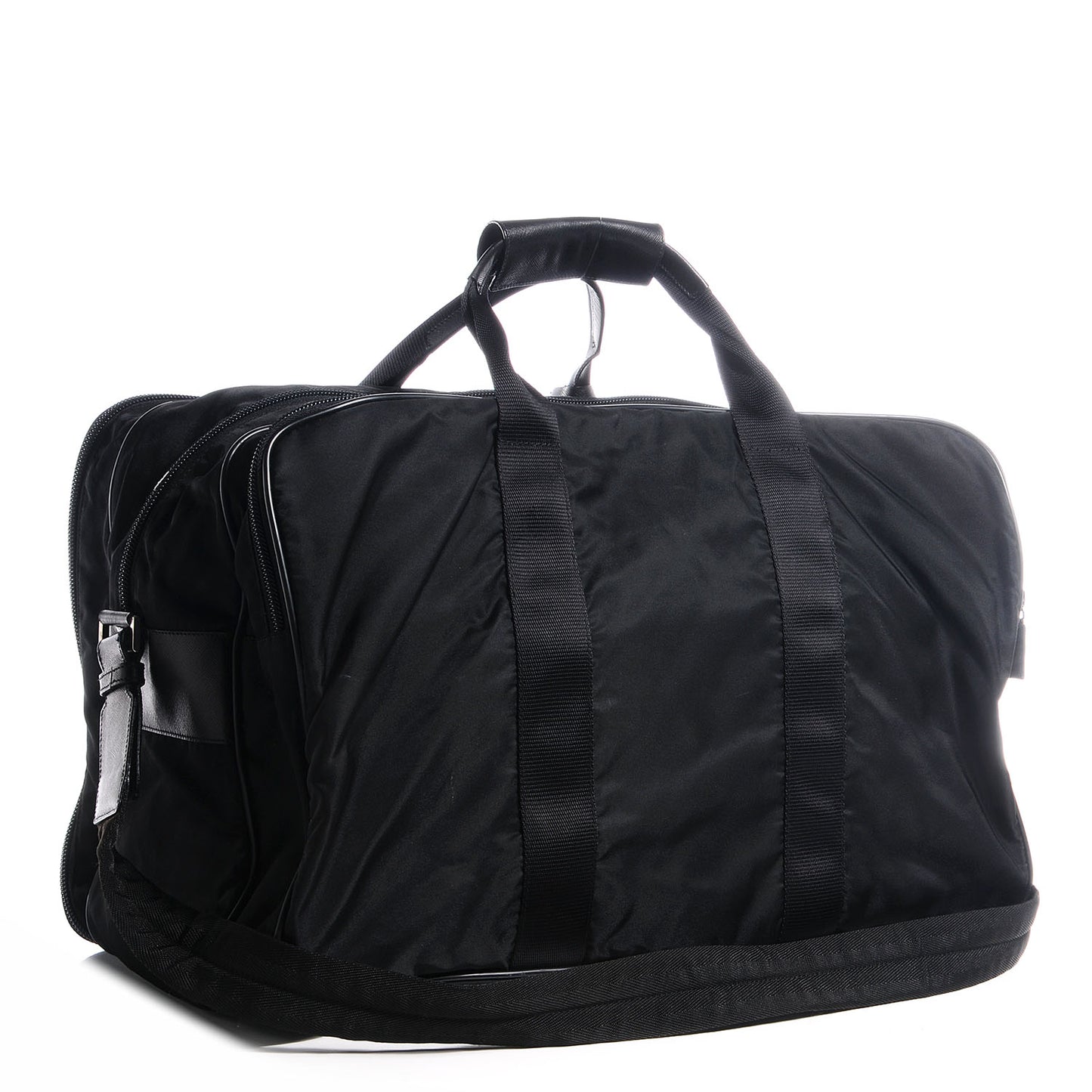 Tessuto Nylon Viaggo Carry On Travel Bag Nero Black