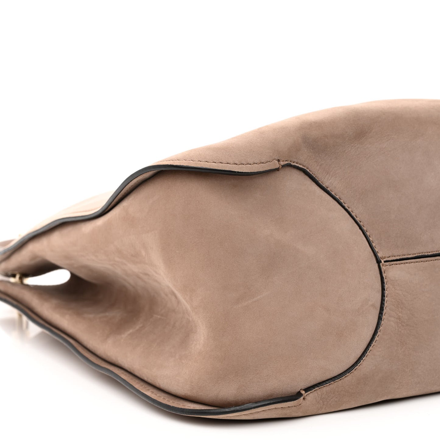 Suede Minerva Hobo Taupe