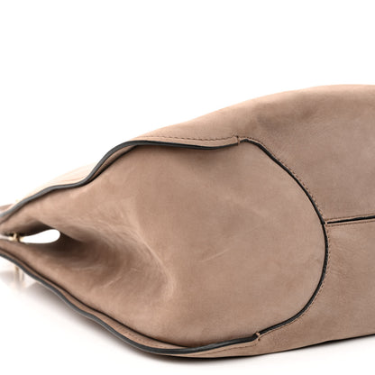 Salvatore Ferragamo Suede Minerva Hobo Taupe 10 of 11