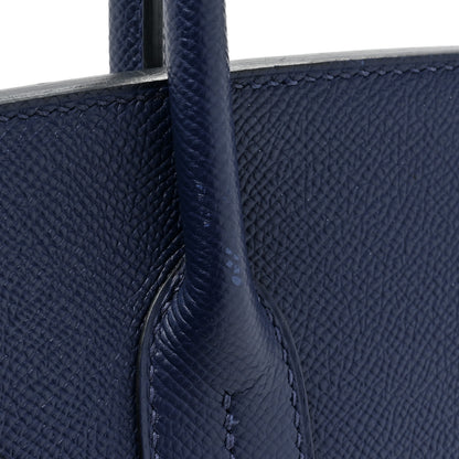 Hermes Epsom Birkin 30 Bleu Saphir 11 of 17