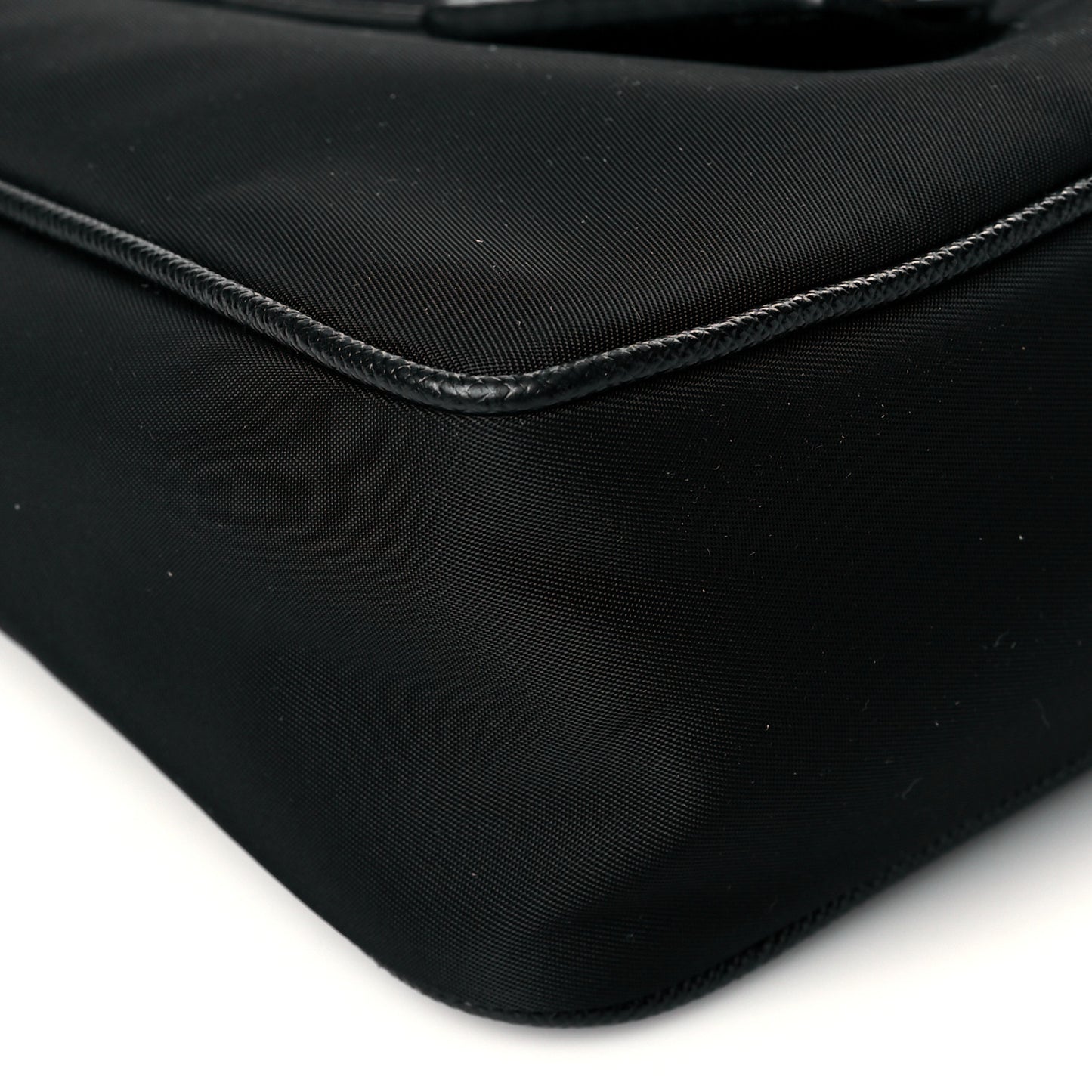Tessuto Nylon Saffiano Mini Re-Edition 2005 Bag Black