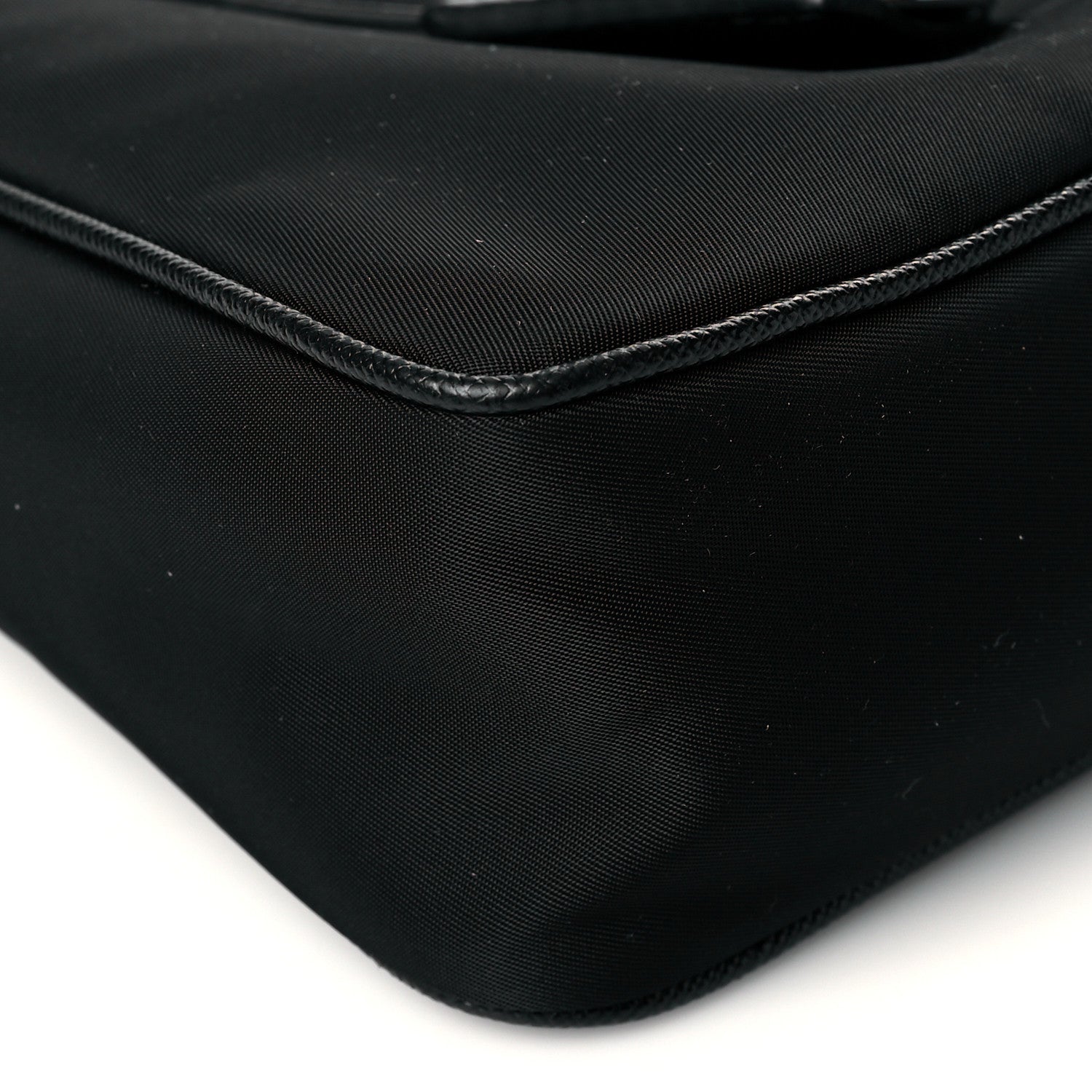 Prada Tessuto Nylon Saffiano Mini Re-Edition 2005 Bag Black 9 of 11