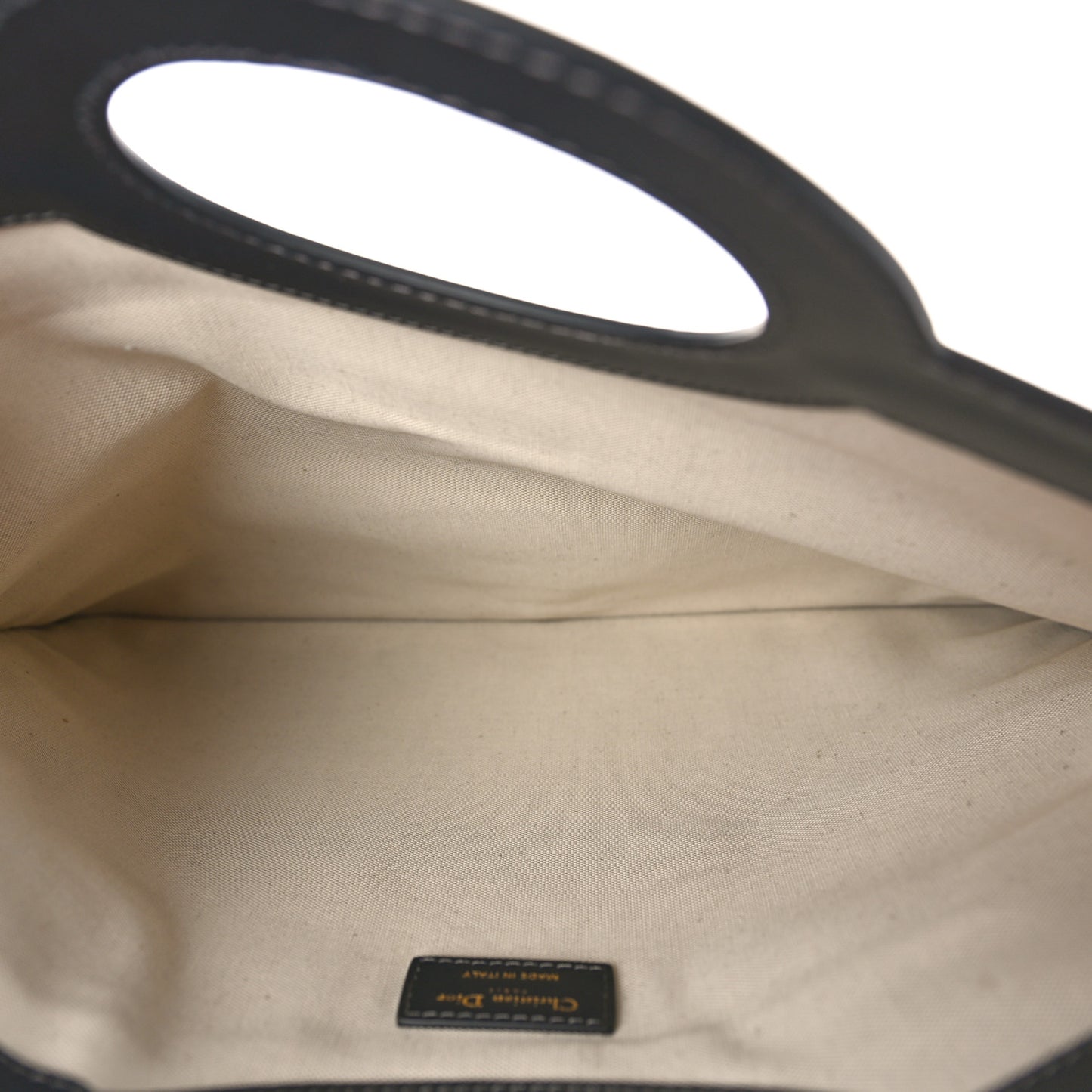 Oblique Fold Over Clutch Blue