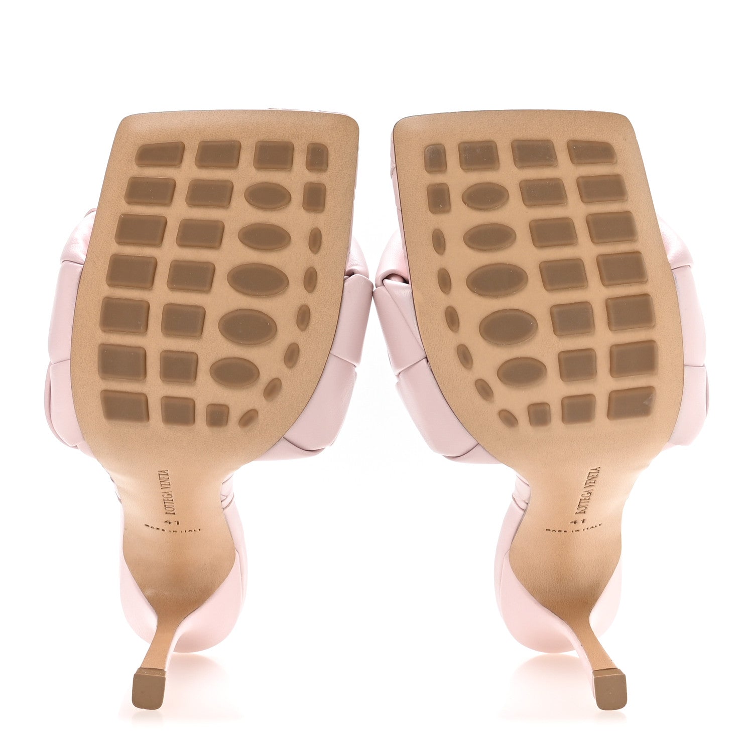 Bottega Veneta Nappa Maxi Intrecciato Lido 90mm Mule Sandals 41 Magnolia 6 of 7