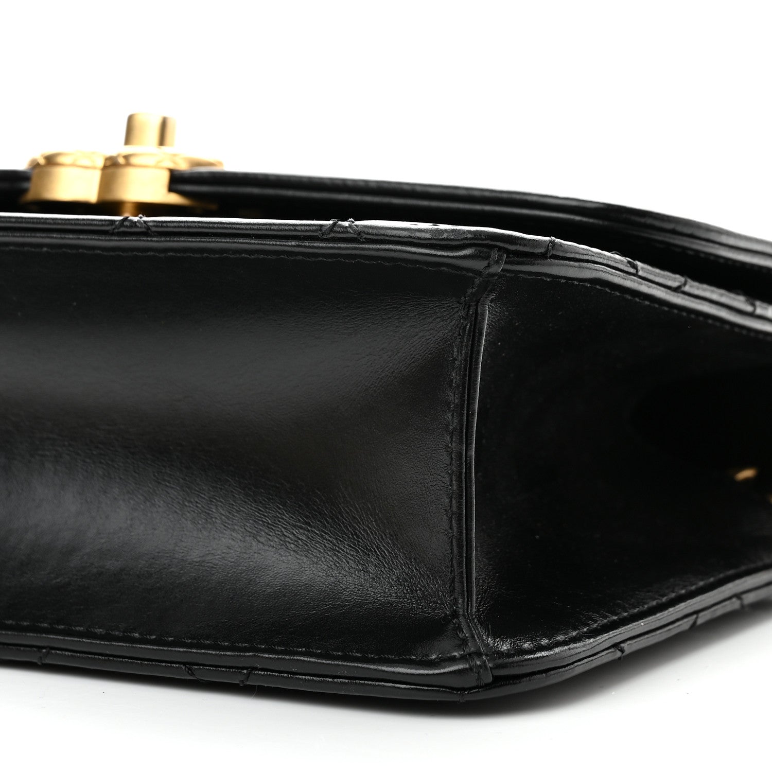 Chanel Calfskin Quilted Mini Coco Ring Flap Black 10 of 10