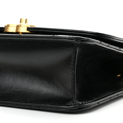 Chanel Calfskin Quilted Mini Coco Ring Flap Black 10 of 10