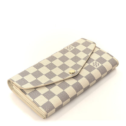 Louis Vuitton Damier Azur Sarah Wallet NM 4 of 7