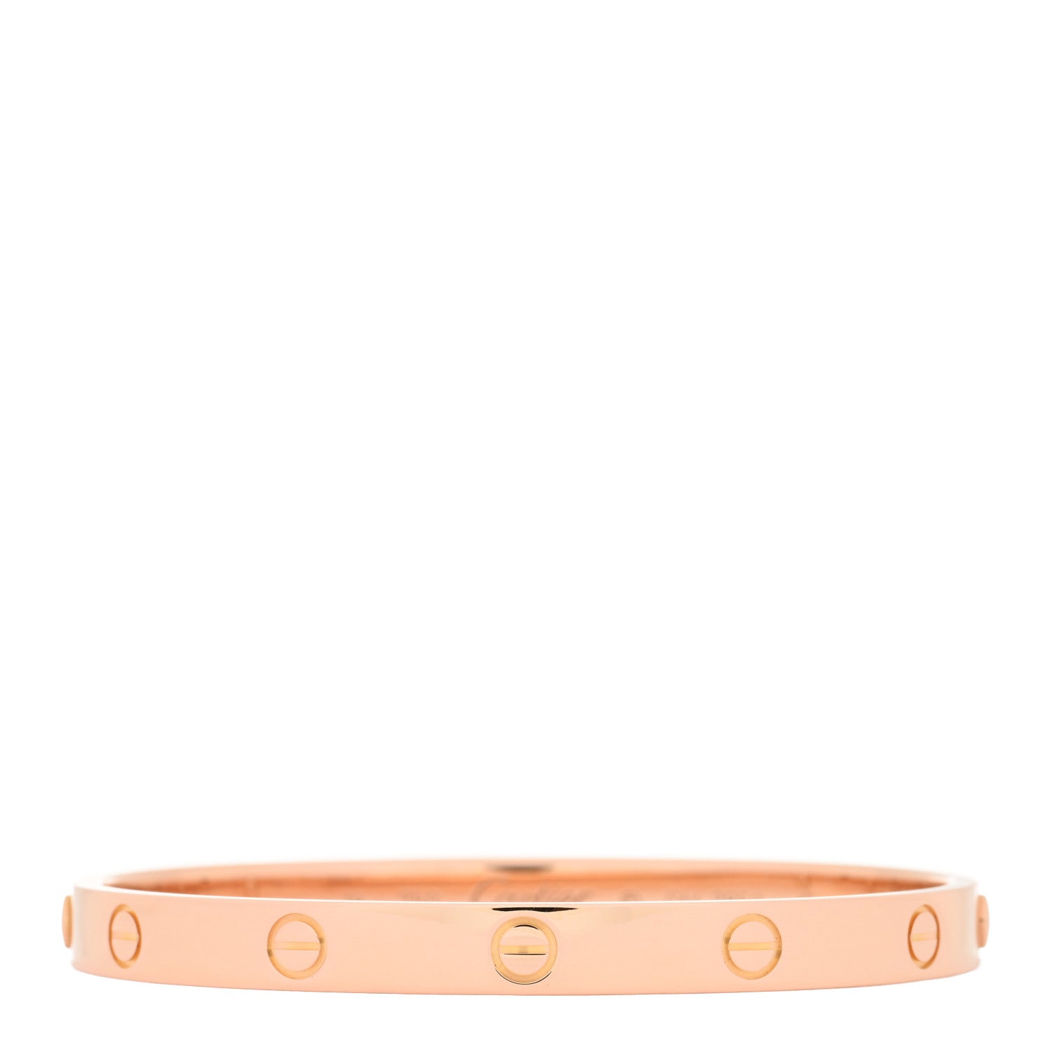 Cartier 18K Pink Gold LOVE Bracelet 18 1 of 4