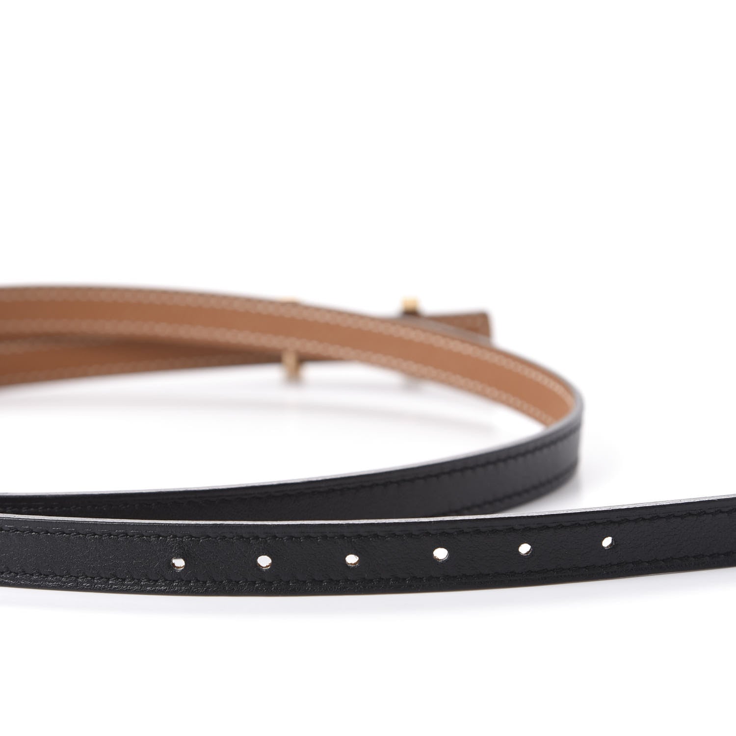 Hermes Swift Epsom 13mm Focus Belt 95 Black Gold 4 of 7