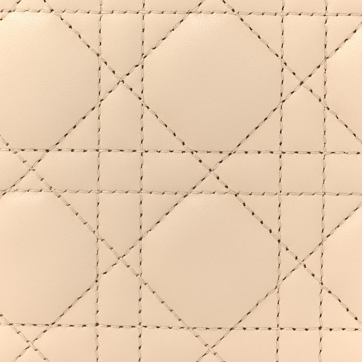 Lambskin Cannage Small My ABCDior Lady Dior Beige