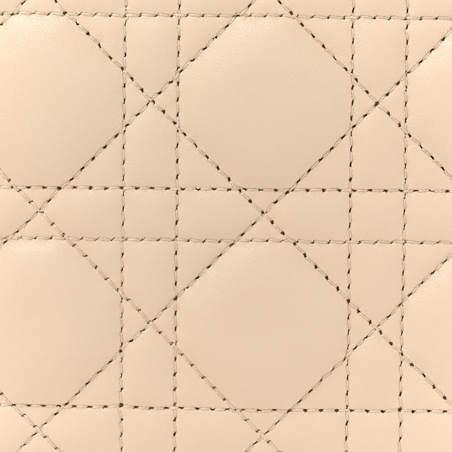 Christian Dior Lambskin Cannage Small My ABCDior Lady Dior Beige 8 of 10
