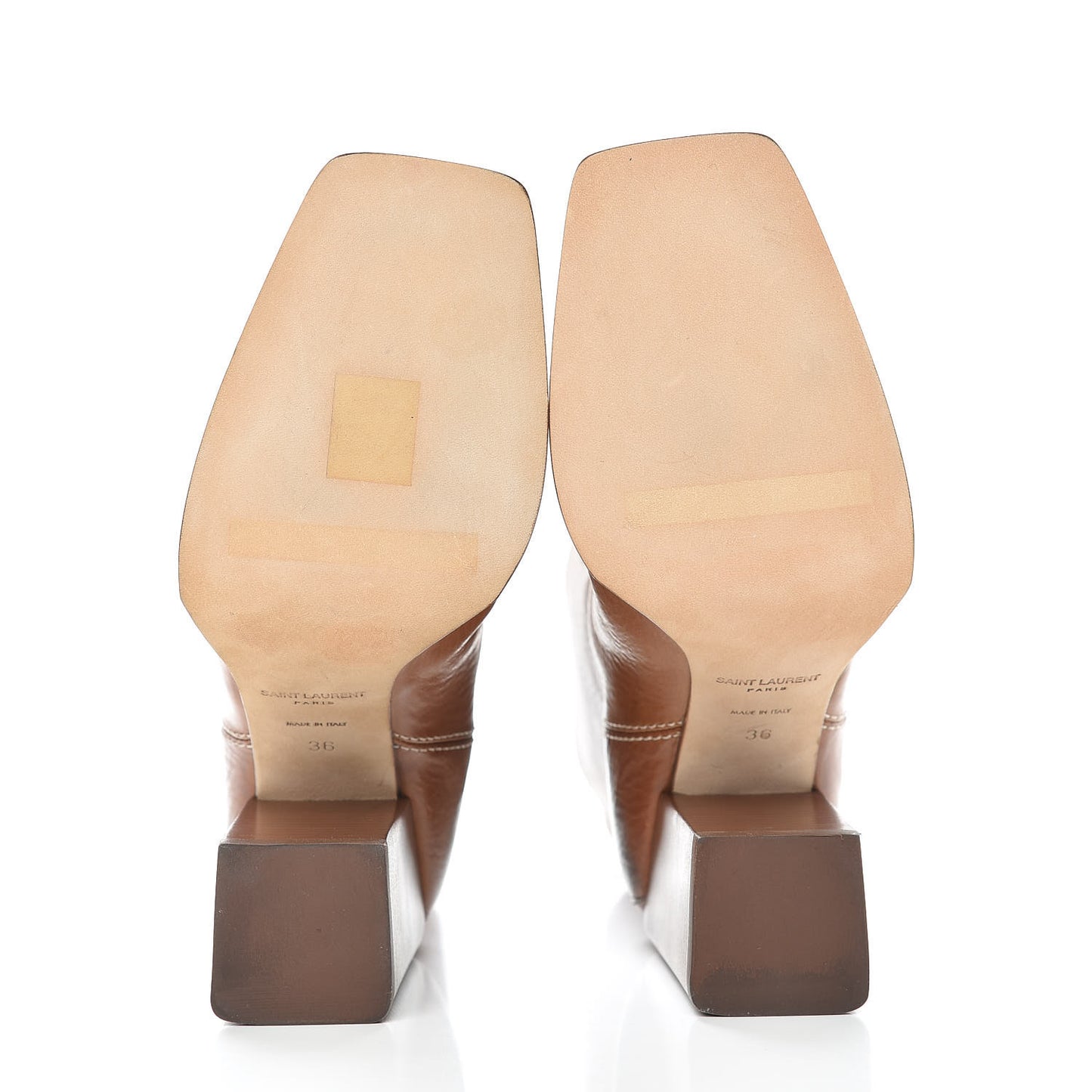 Calfskin Jodie 105 Ankle Boots 36 Camel