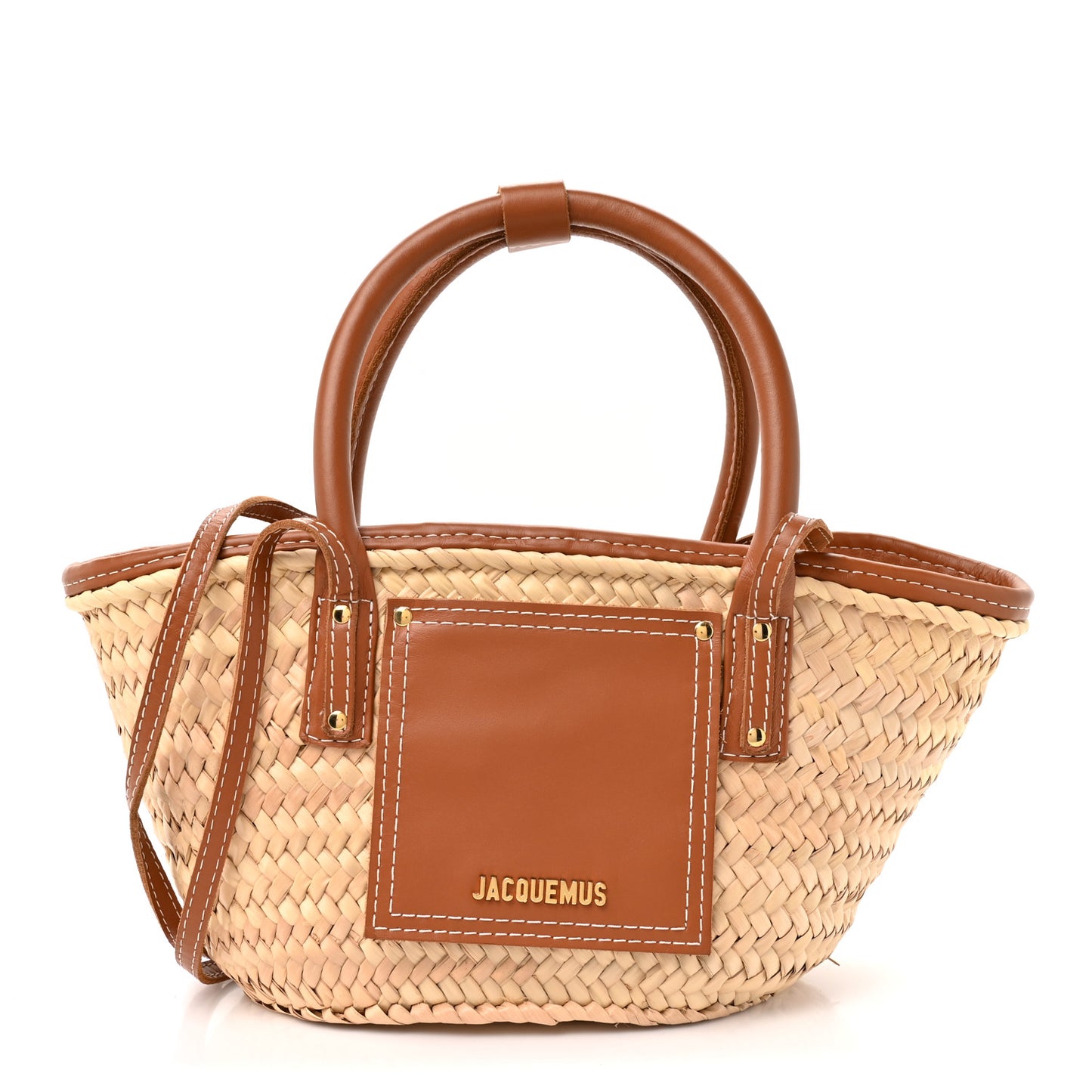Raffia Le Petit Panier Soli Light Brown