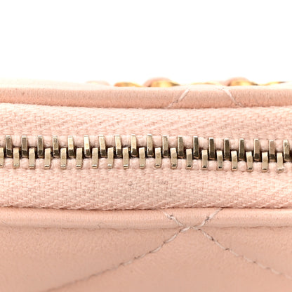 Chanel Lambskin Quilted Chanel 19 Hobo Clutch With Chain Light Pink 11 of 12