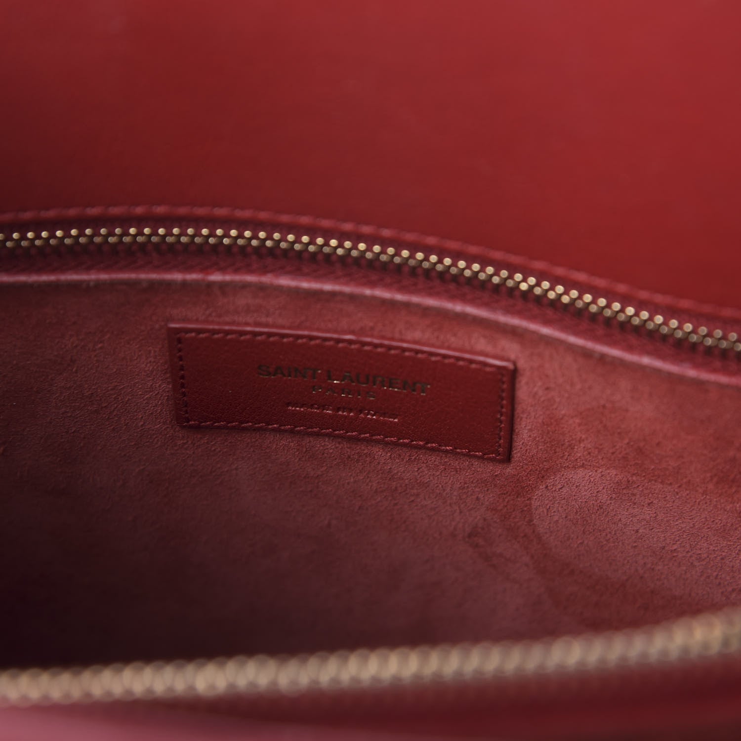 Saint Laurent Calfskin Small Sac De Jour Lipstick Red 12 of 18