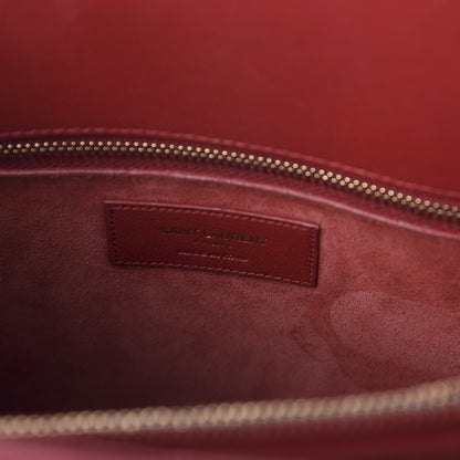Saint Laurent Calfskin Small Sac De Jour Lipstick Red 12 of 18