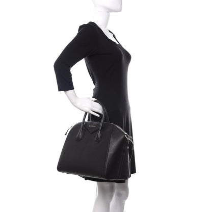 Givenchy Sugar Goatskin Medium Antigona Black 3 of 12