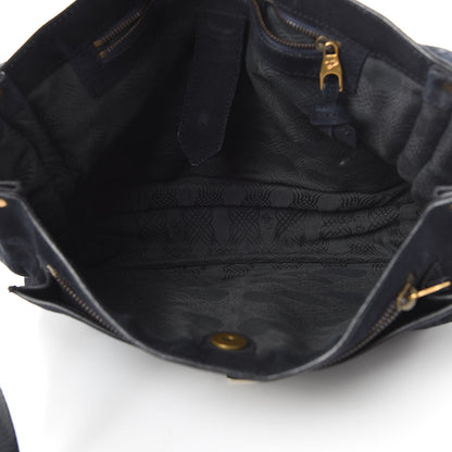 Proenza Schouler Suede Medium PS1 Satchel Navy 6 of 17