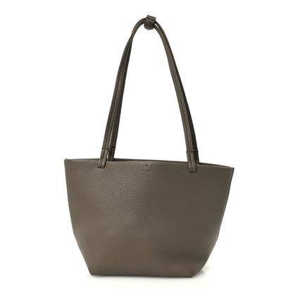 The Row Grained Calfskin Medium Park Tote Elephant 1 of 10
