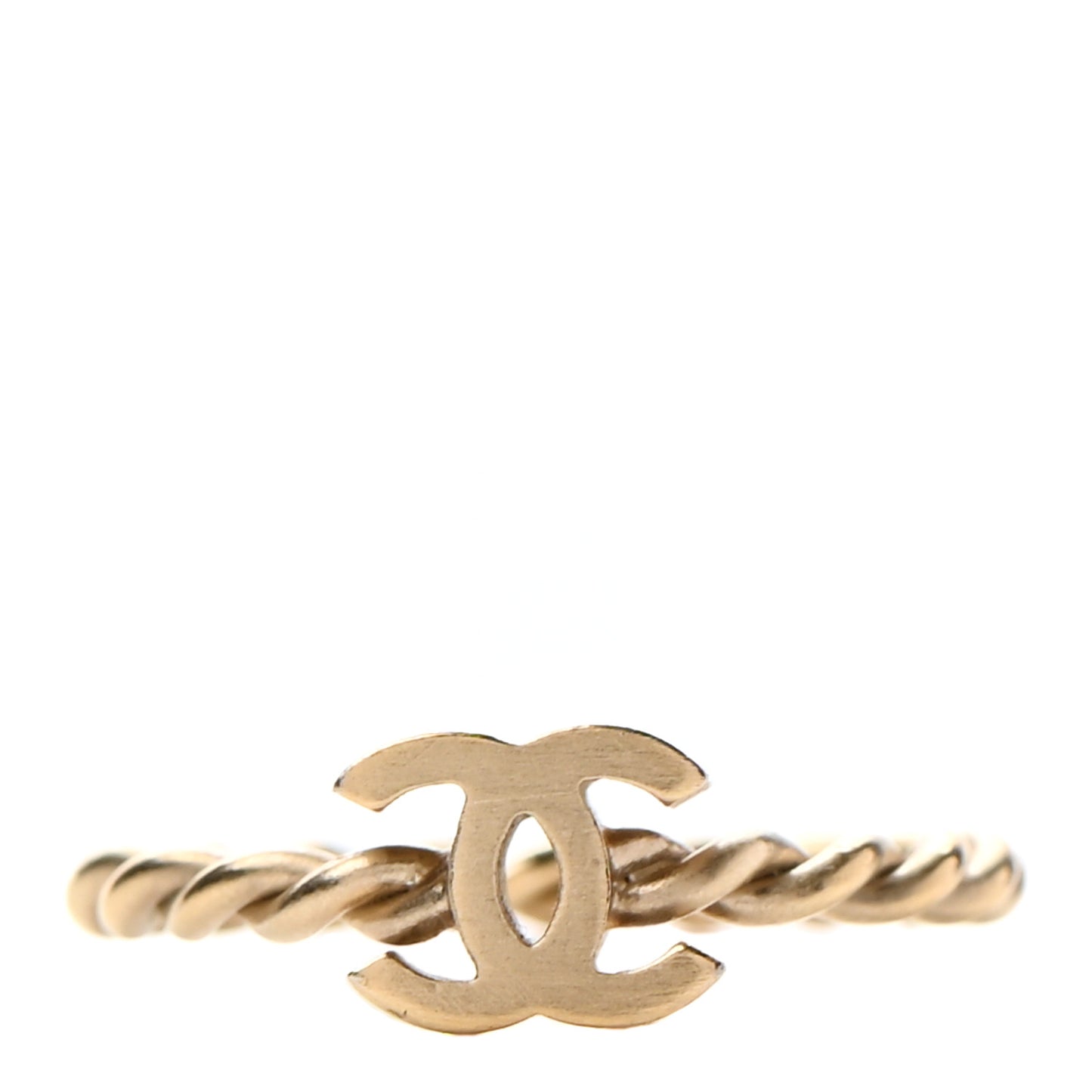 Metal CC Ring 6.25 Gold