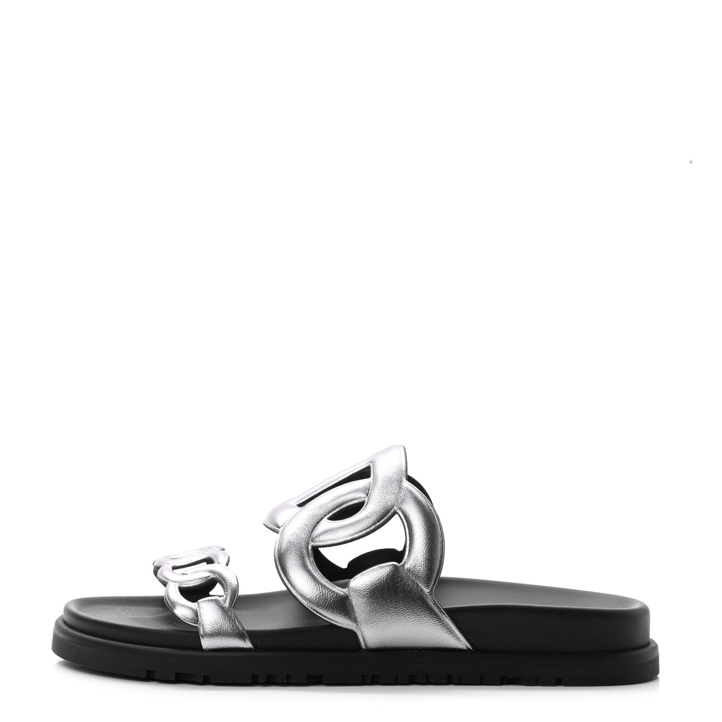 Nappa Extra Sandals 36.5 Gris Argent