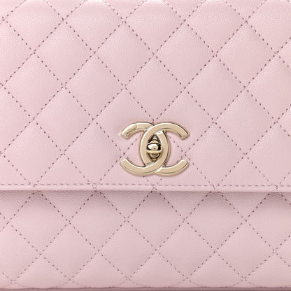 Chanel Caviar Quilted Small Coco Handle Flap Light Pink 8 of 11