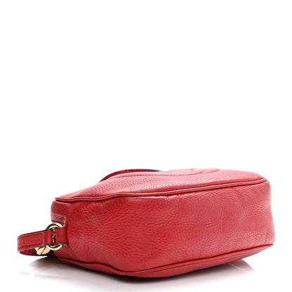 Gucci Pebbled Calfskin Small Soho Disco Bag Tabasco Red 4 of 18