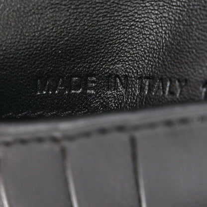 Christian Dior Coated Canvas Calfskin CD Diamond Bifold Wallet Black 7 of 9