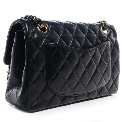 Chanel Lambskin Small Double Flap Navy 3 of 8