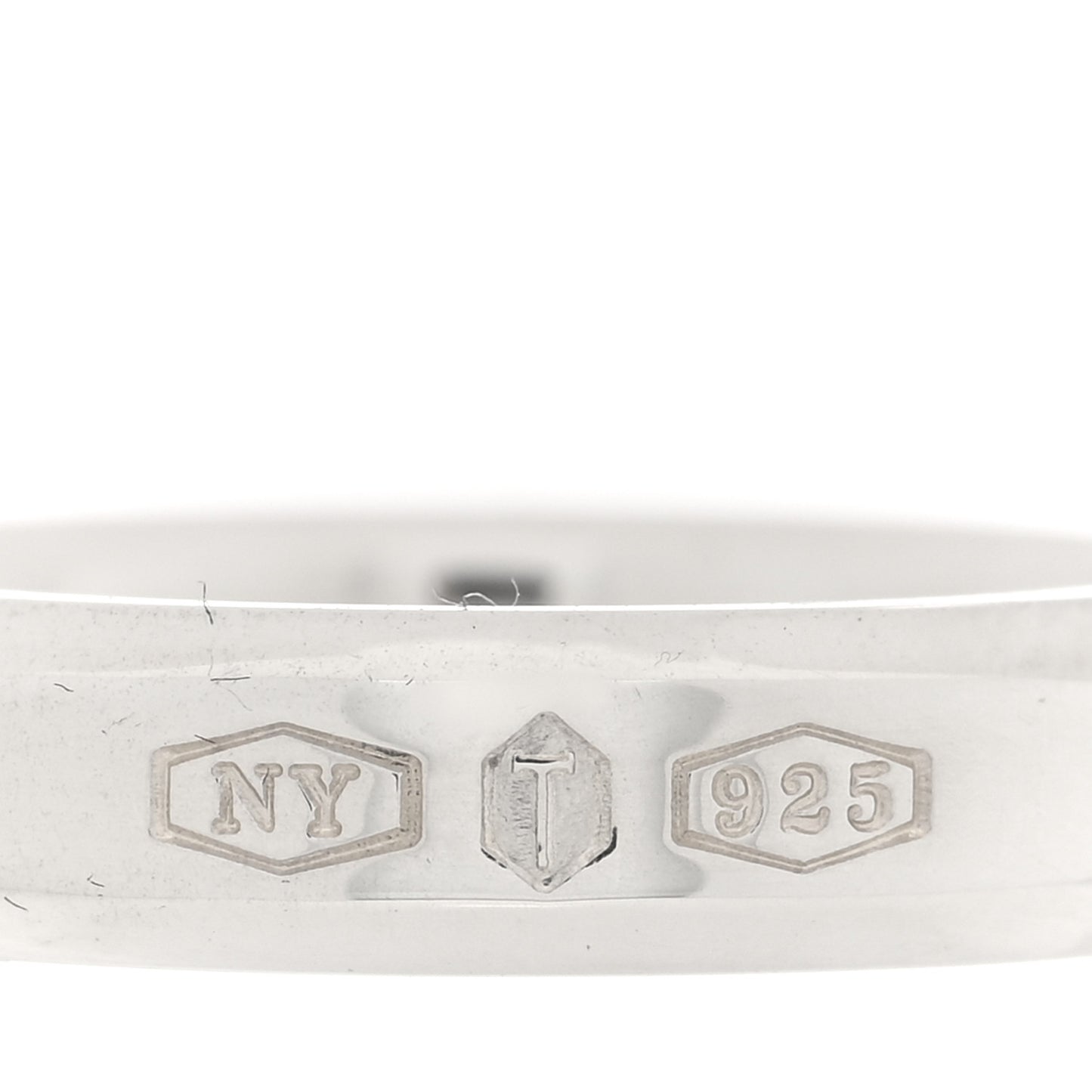 Sterling Silver 1837 Makers Narrow Slice Ring 49 5