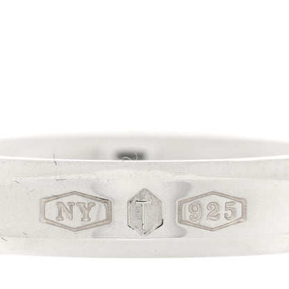 Tiffany Sterling Silver 1837 Makers Narrow Slice Ring 49 5 4 of 7