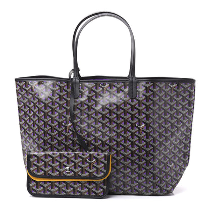 Goyard Goyardine Saint Louis Claire Voie PM Black Violet 1 of 9