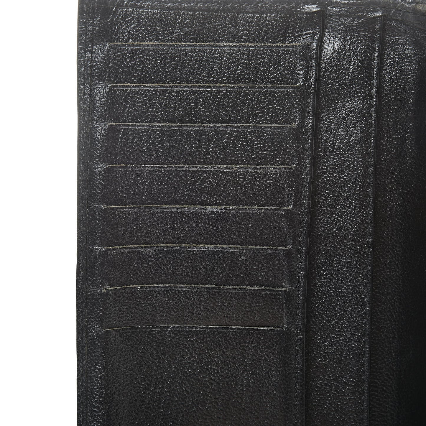 Goatskin Yen Wallet Black