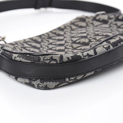 Christian Dior Monogram Shoulder Bag Black 6 of 7