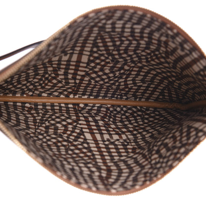 MCM Visetos Medium Stark Wristlet Pouch Cognac 5 of 9