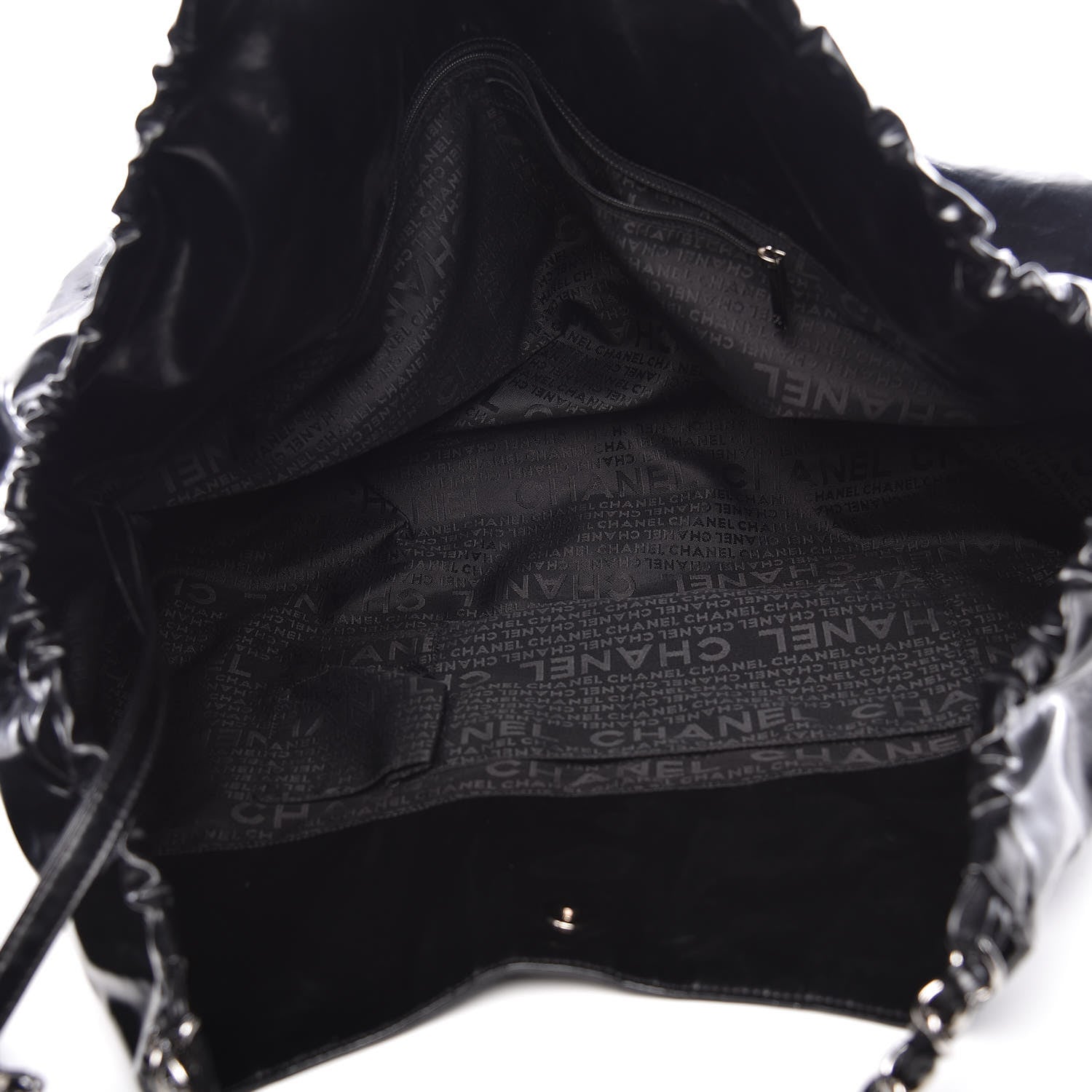 Chanel Vinyl XL Coco Cabas Black 6 of 17