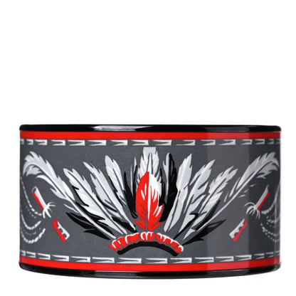 Hermes Enamel Printed Extra Wide Brazil Bracelet 65 1 of 5