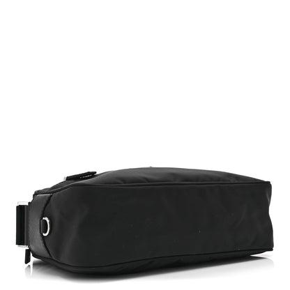 Prada Re-Nylon Vela Saffiano Pocket Double Zip Shoulder Bag Black 4 of 10