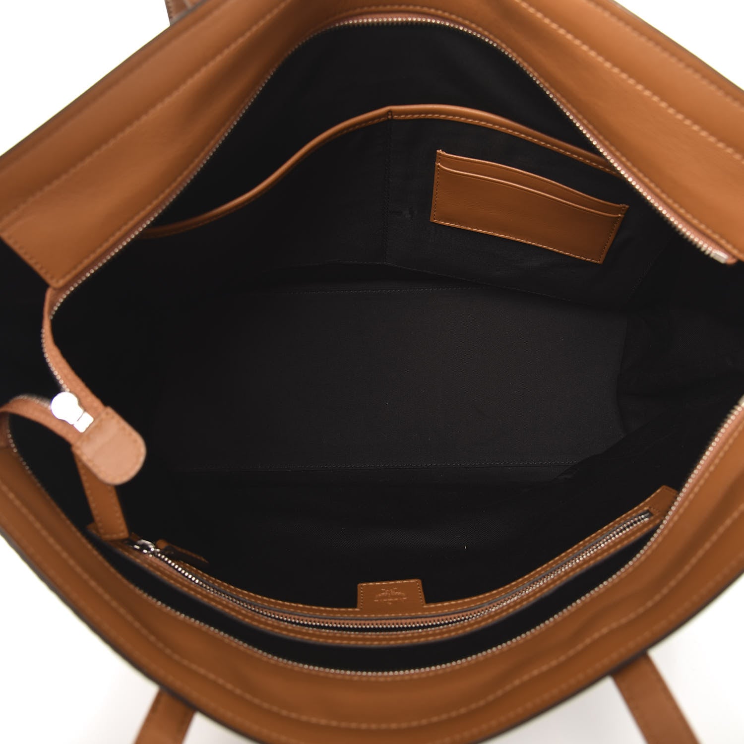 MCM Visetos Medium Anya Shopper Tote Black 5 of 9