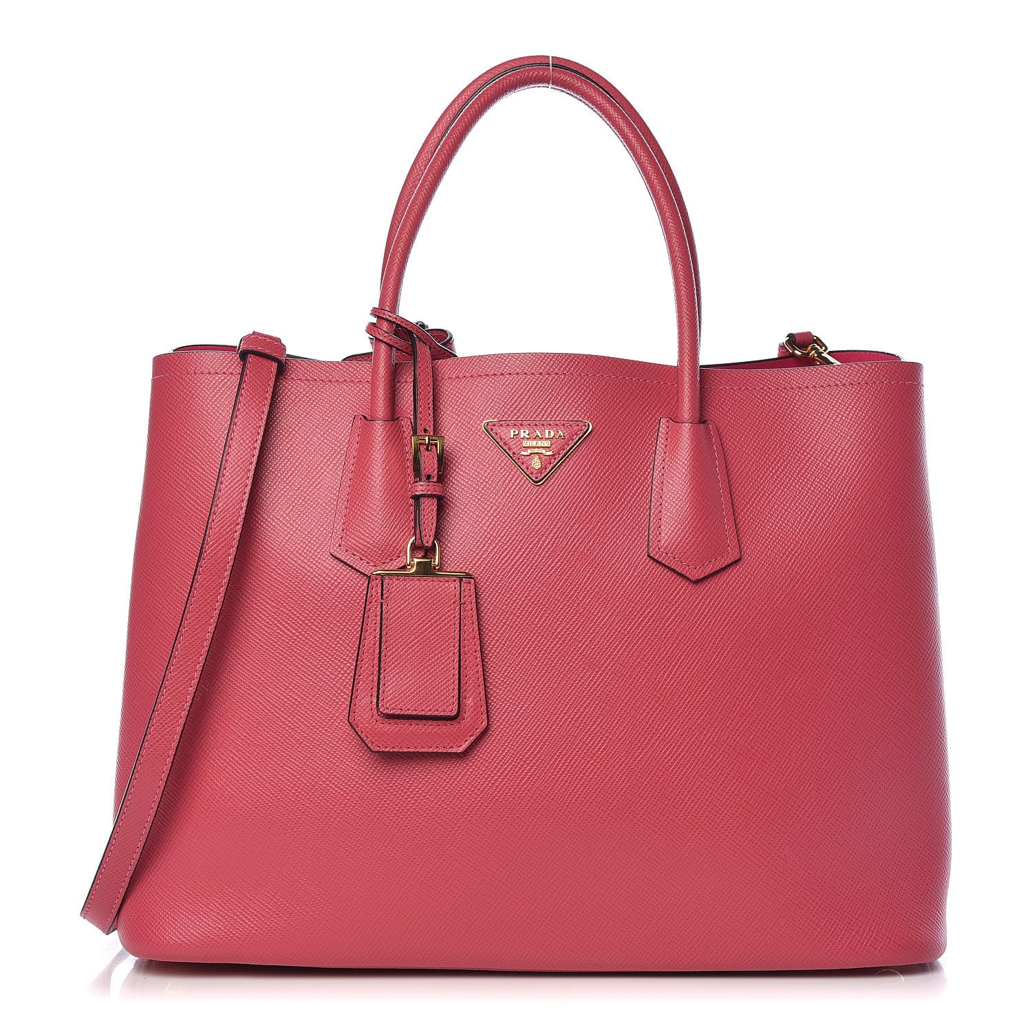 Prada Saffiano Cuir Large Double Bag Tamaris 1 of 11