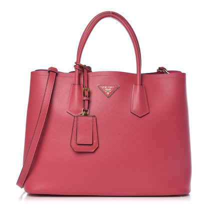 Prada Saffiano Cuir Large Double Bag Tamaris 1 of 11