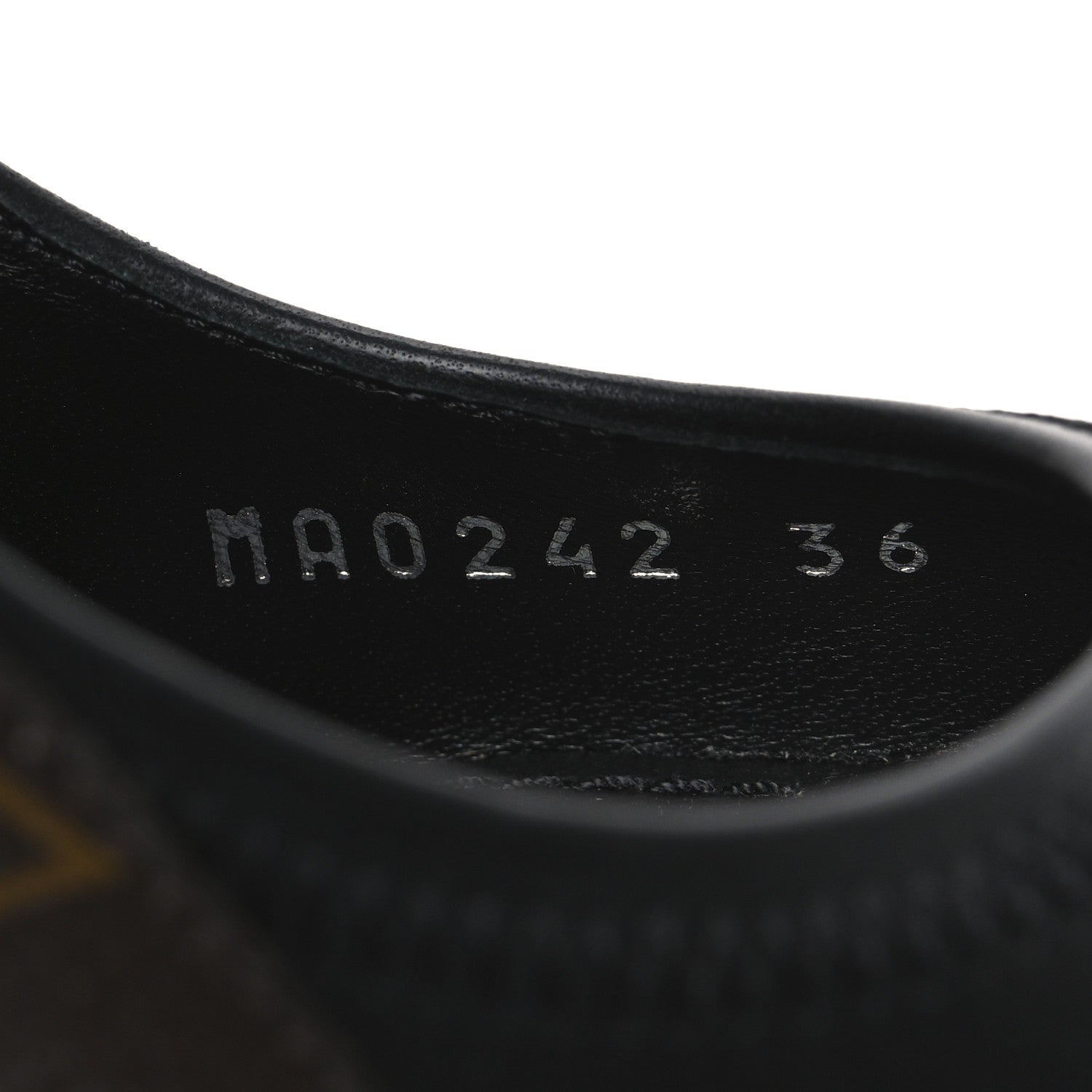 Louis Vuitton Patent Monogram Archlight Slingback Pumps 36 Black 9 of 11