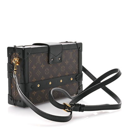 Louis Vuitton Monogram Petite Malle Black 3 of 11