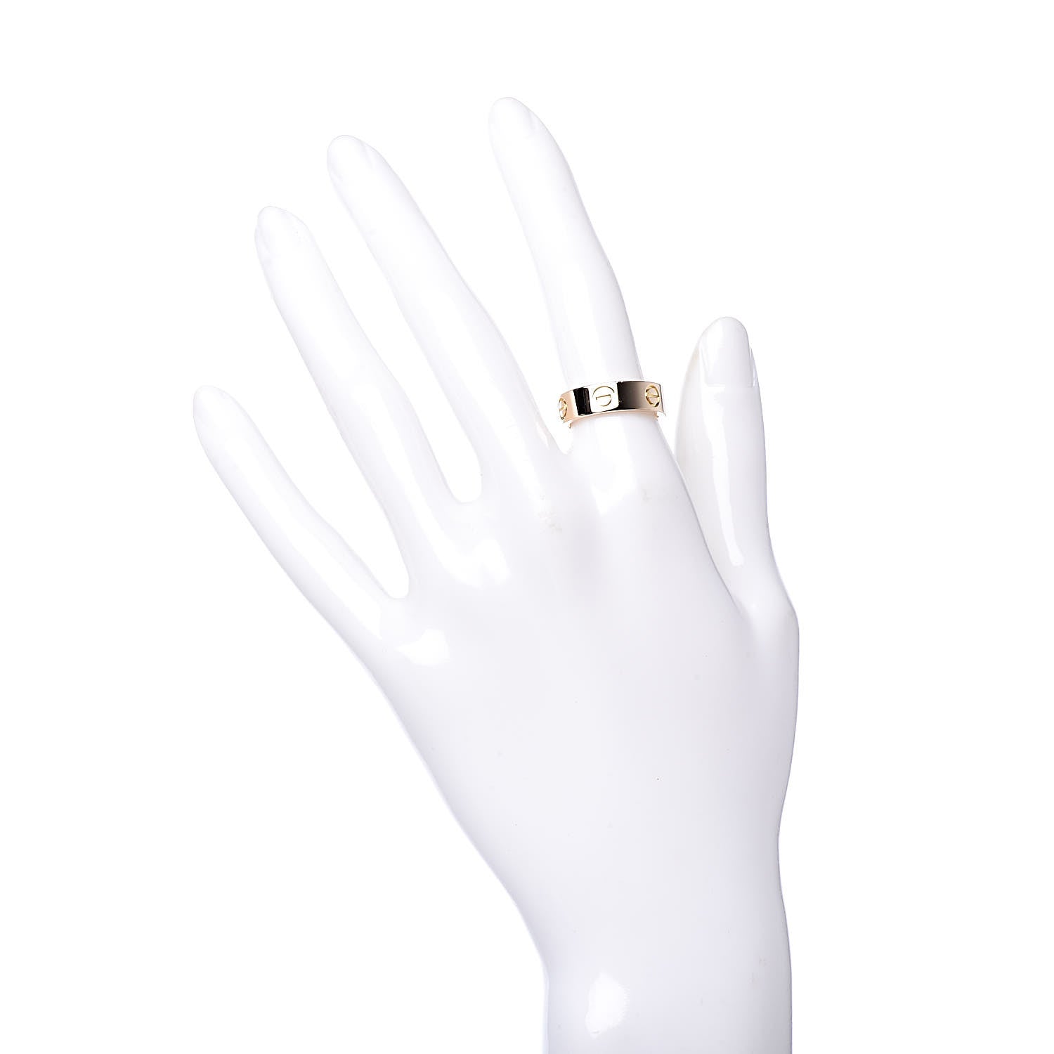 Cartier 18K Yellow Gold 5.5mm LOVE Ring 51 5.75 2 of 4