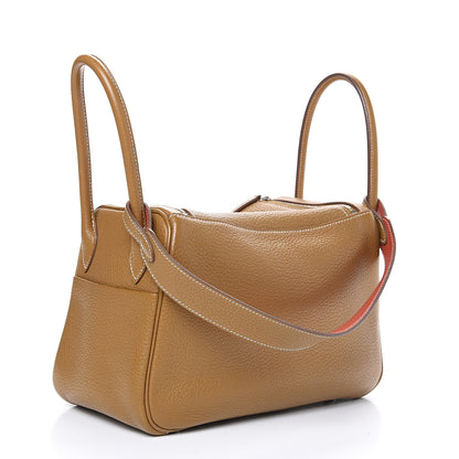 Hermes Taurillon Clemence Lindy 26 Kraft Sanguine 2 of 10