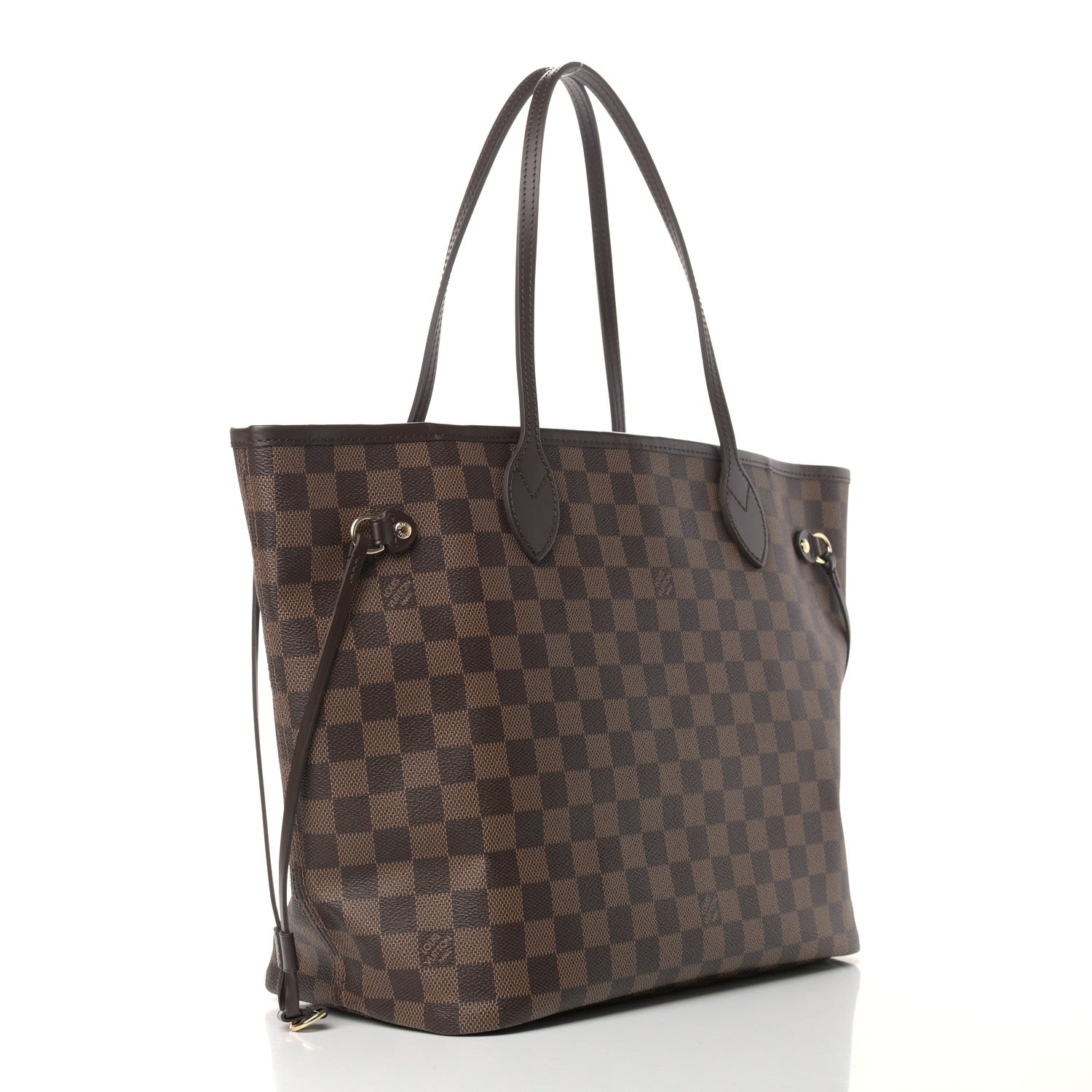 Louis Vuitton Damier Ebene Neo Neverfull MM Rose Ballerine 3 of 6