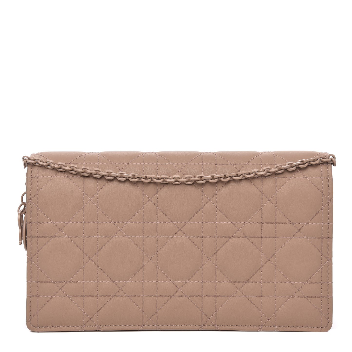 Ultra Matte Calfskin Cannage Lady Dior Clutch Fard