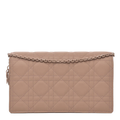 Christian Dior Ultra Matte Calfskin Cannage Lady Dior Clutch Fard 1 of 11