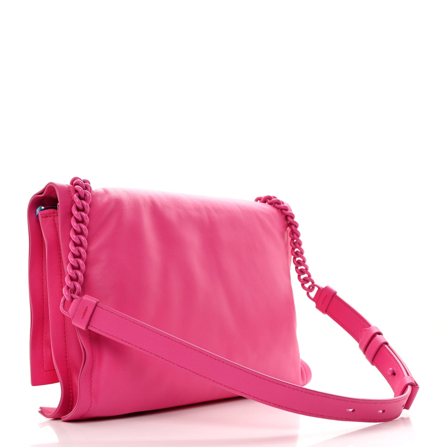 Salvatore Ferragamo Calfskin Small Viva Bow Shoulder Bag Hot Pink 2 of 11