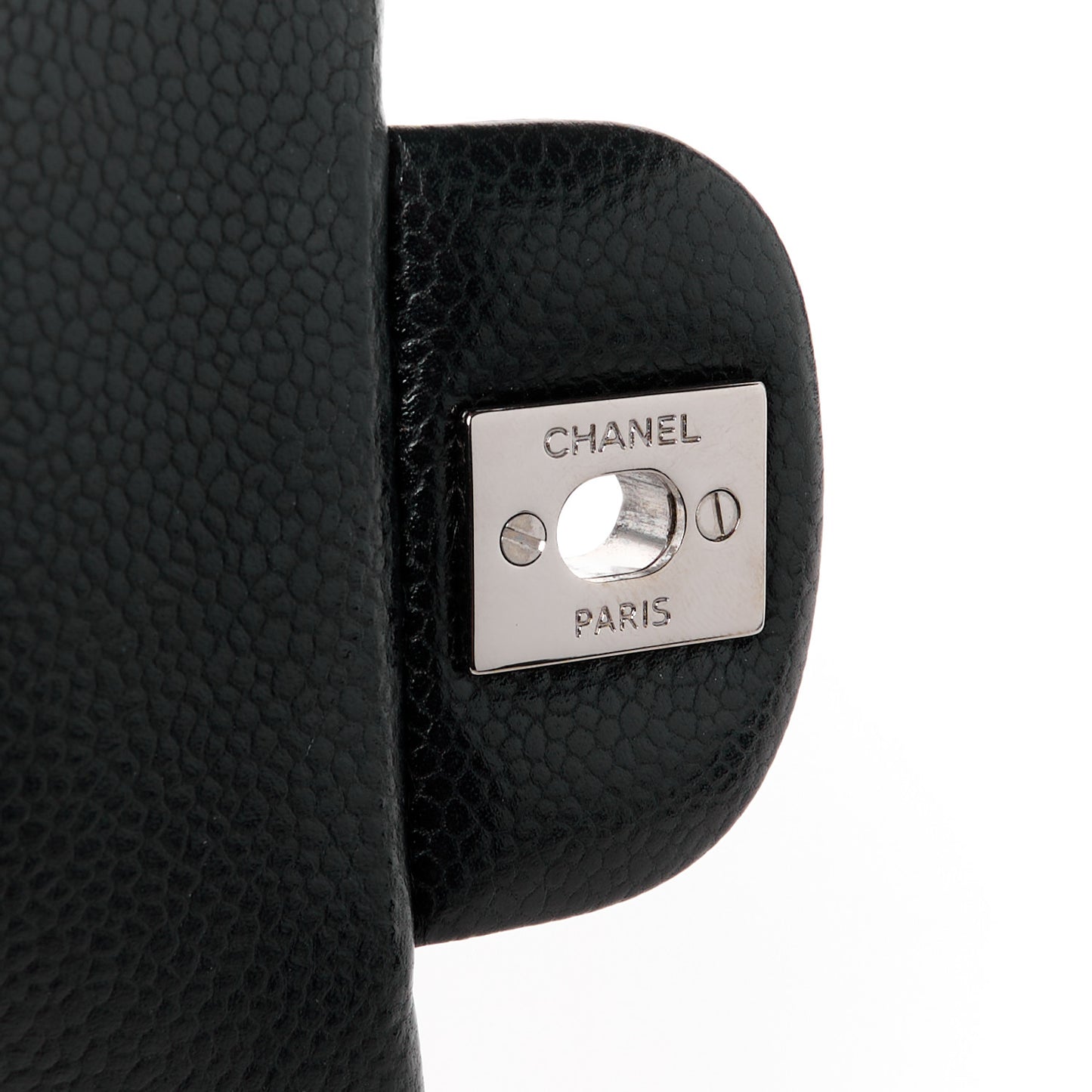 Caviar Quilted Mini Square Flap Black